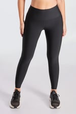 Matte Black Leggings - Tight