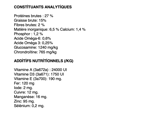 constituants grain free saumon