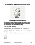 Winnie the Pooh Math for 5th Grade – Unit 5 thumbnail