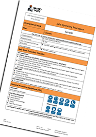 Safe Operating Procedure Example