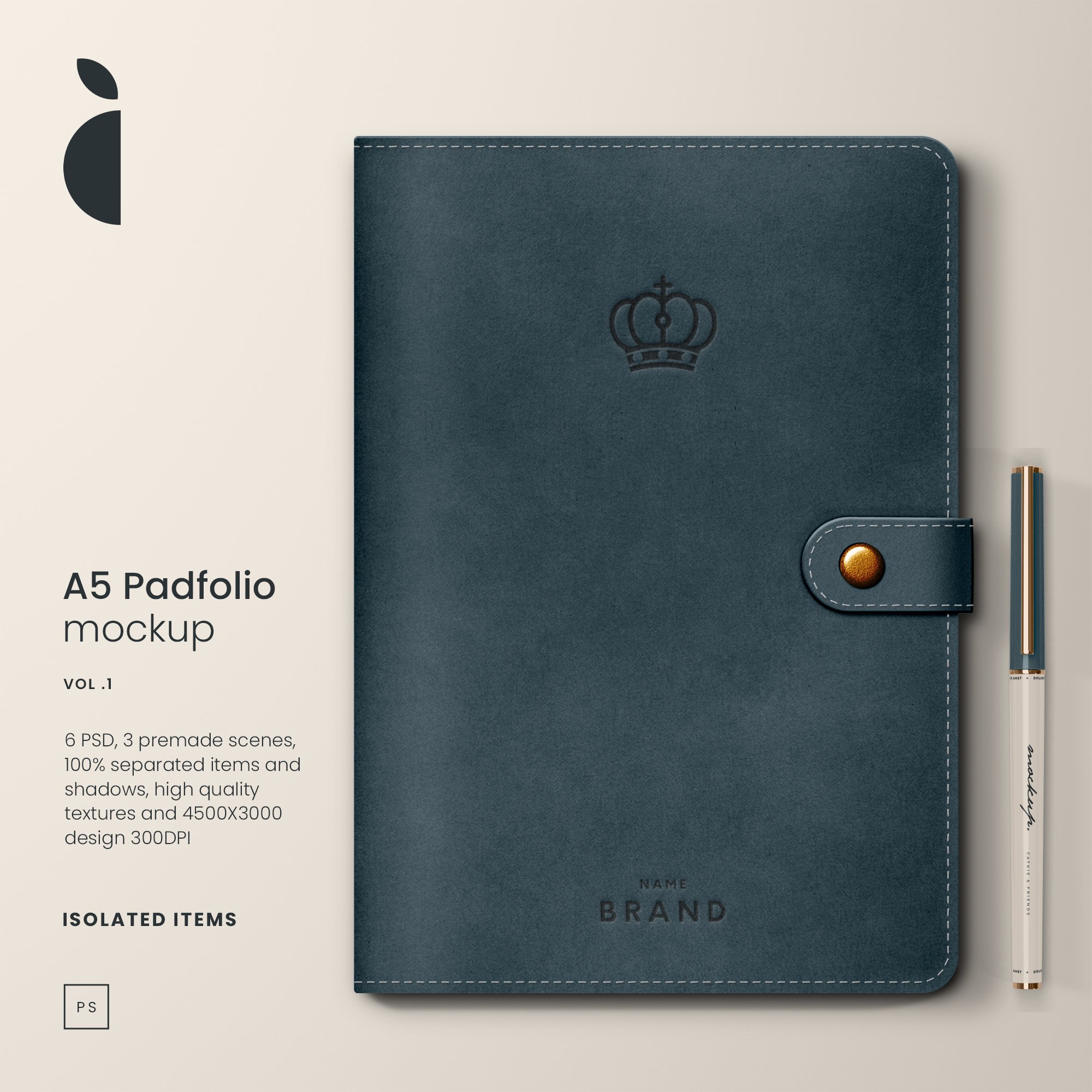 Padfolio mockup