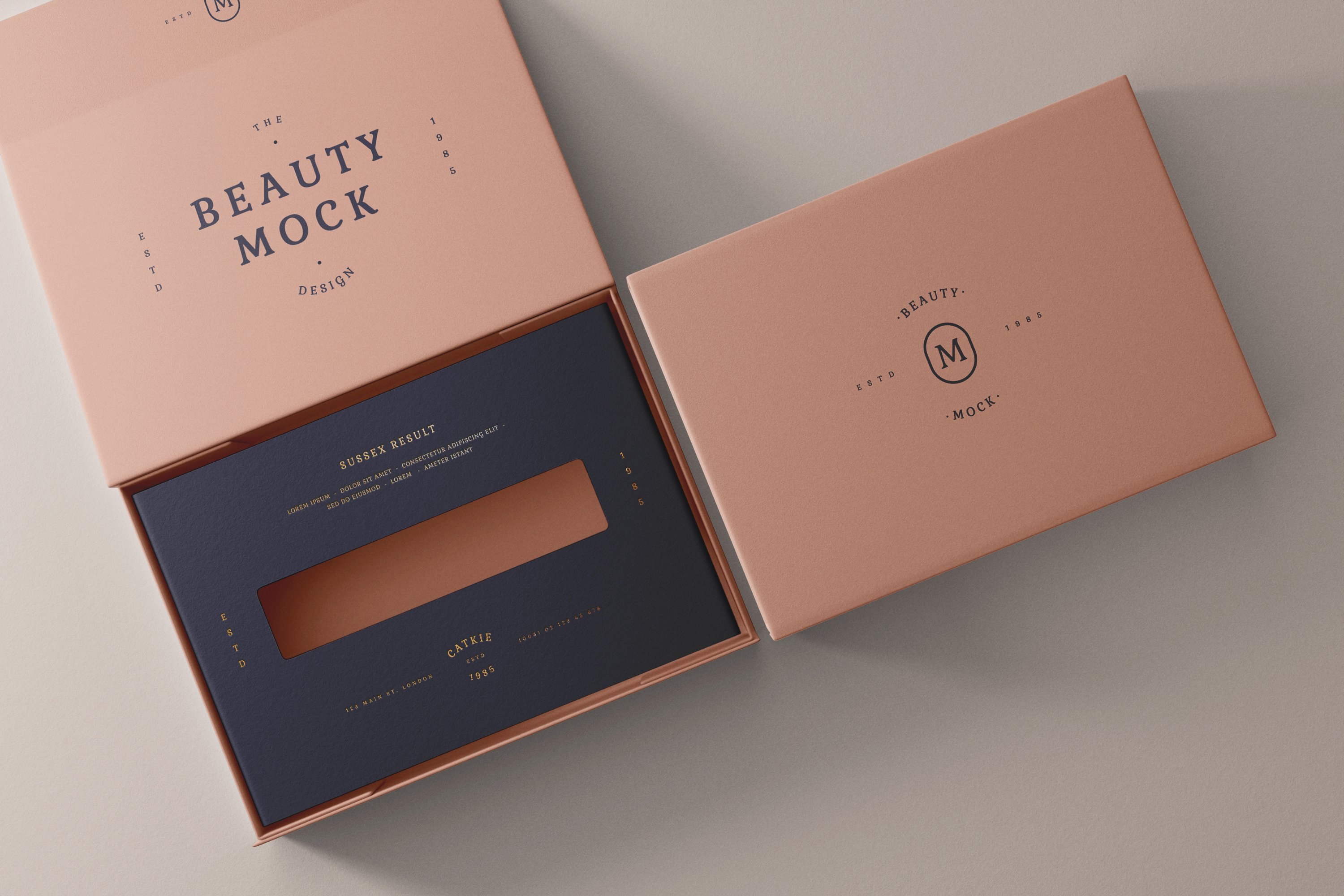 Paper Box Mockup