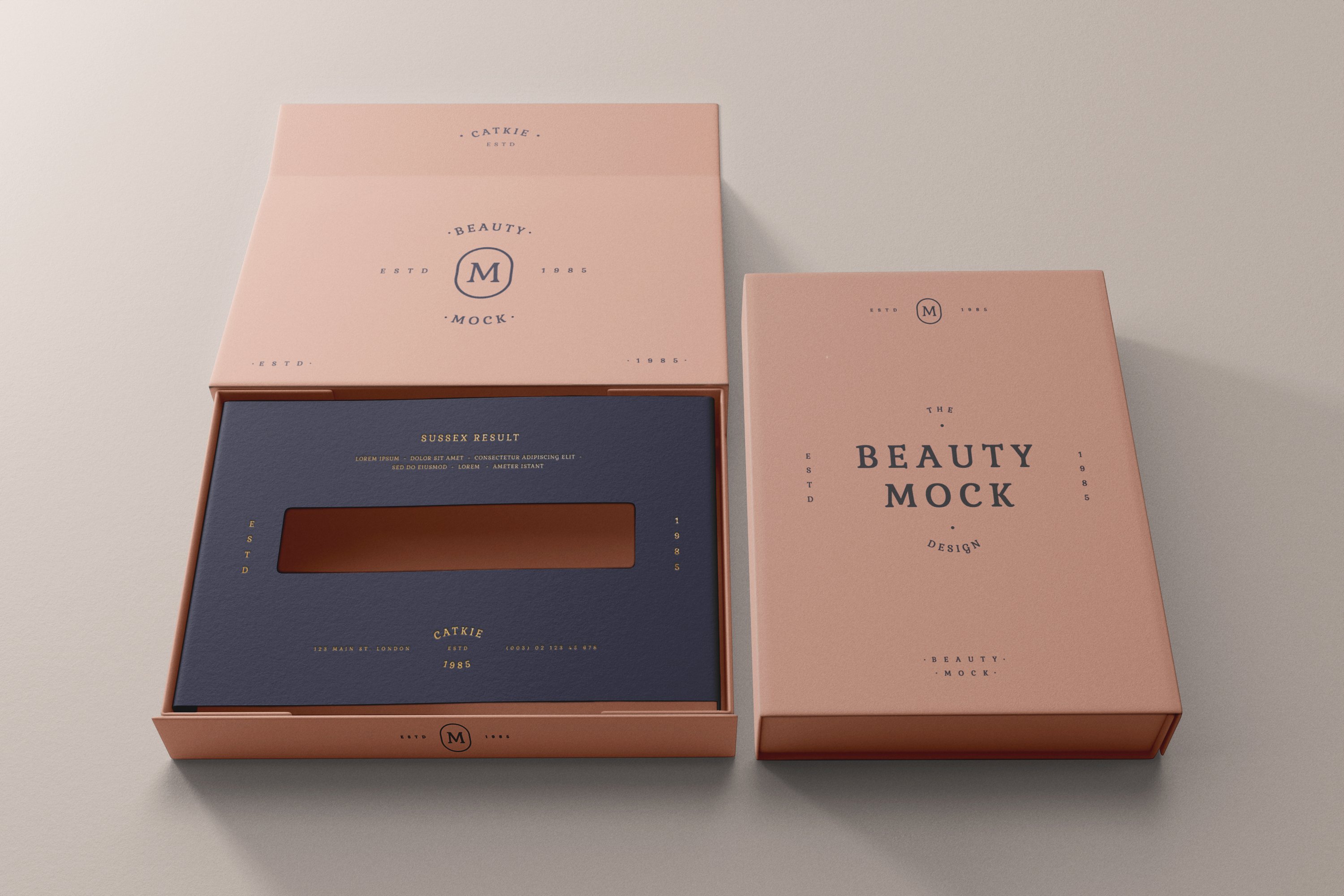 Paper Box Mockup