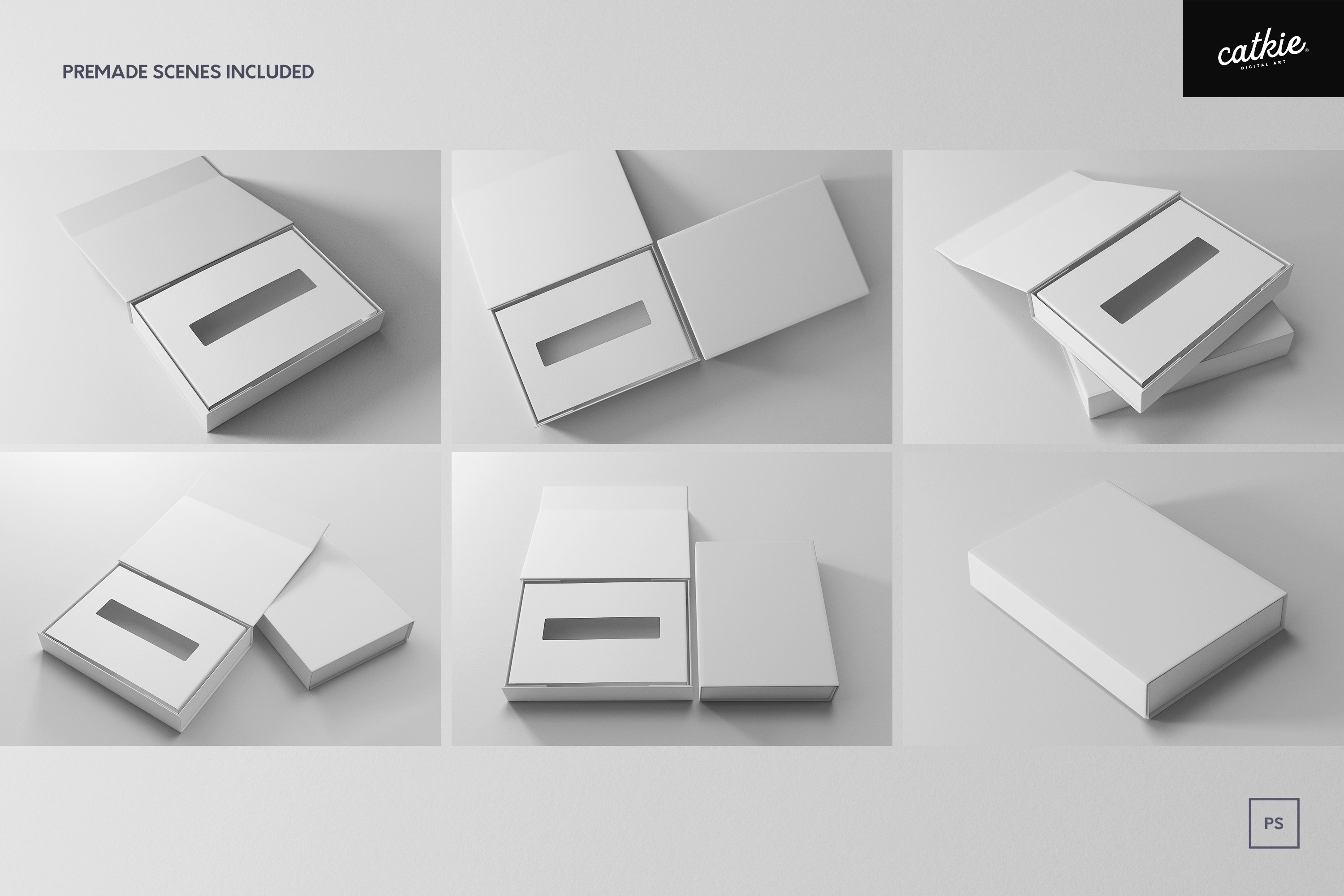 Paper Box Mockup