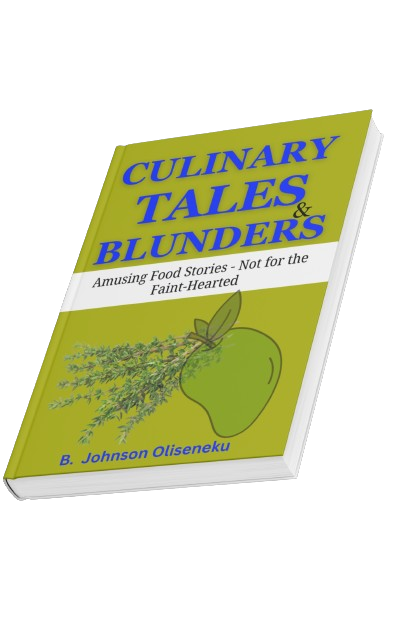 Book cover -culinary tales and blunders