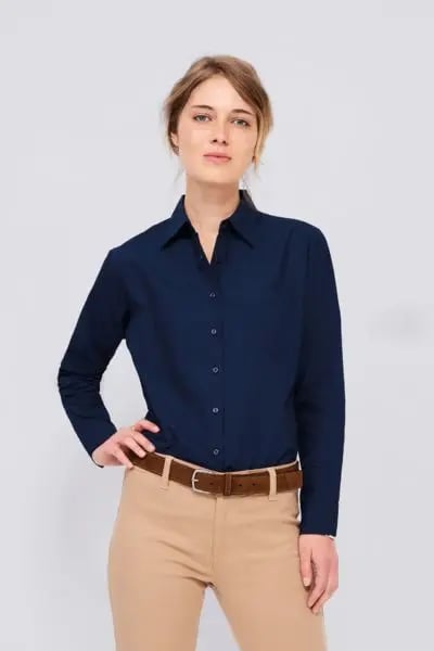 Chemise publicitaire femme popeline manches longues - Executive