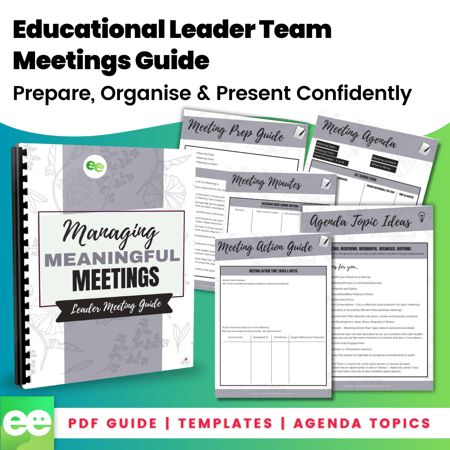 Educational Leader Team Meetings Guide