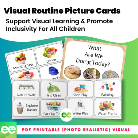 Early Years Visual Routine Cards