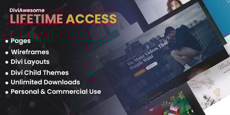 Divi Awesome Lifetime Access Pass