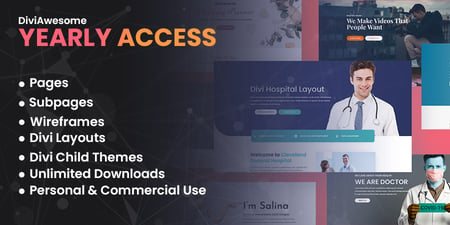 Divi Awesome - Unlimited Licenses Yearly