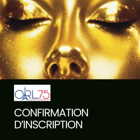 Confirmation d'inscription ORL 75