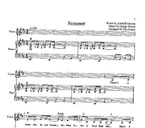 Scouser Sheet Music