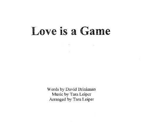 Love is a Game