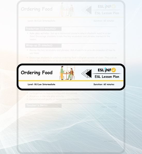 Ordering Food