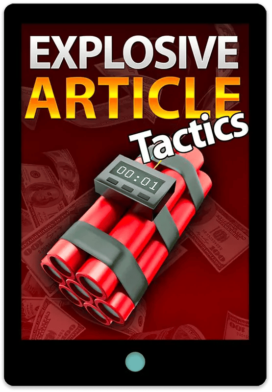 Explosive Article Tactic E-Book Cover