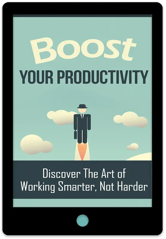 Boost Your Productivity E-Book Cover