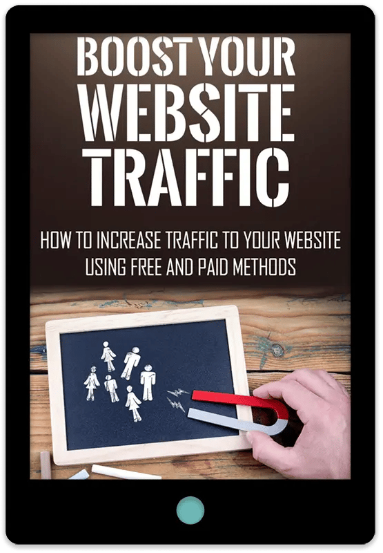 Boost Your Website Traffic E-Book Cover