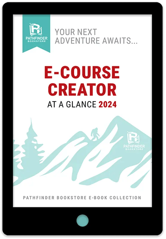 E-Course Creator At A Glance 2024 E-Book Cover Image