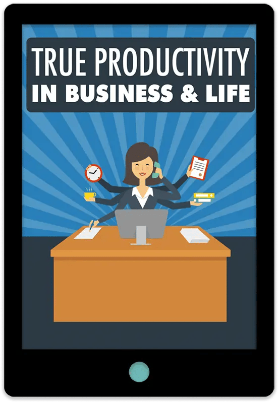 True Productivity In Business And Life E-Book Cover