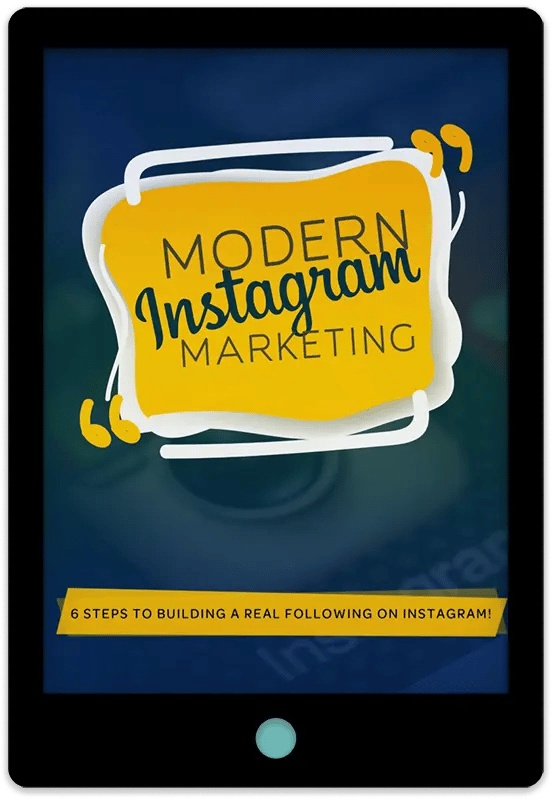 Modern Instagram Marketing E-Book Cover