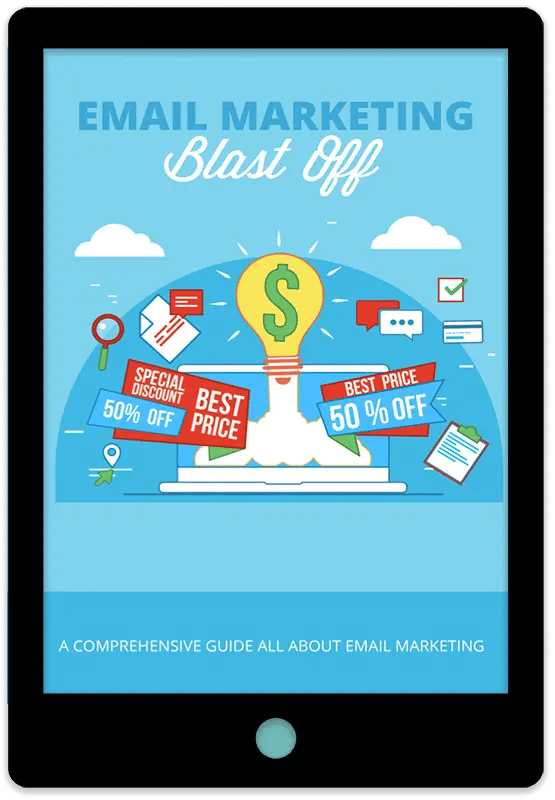 Email Marketing Blast Off E-Book Cover