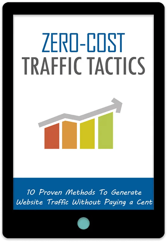 Zero Cost Traffic Tactics E-Book Cover