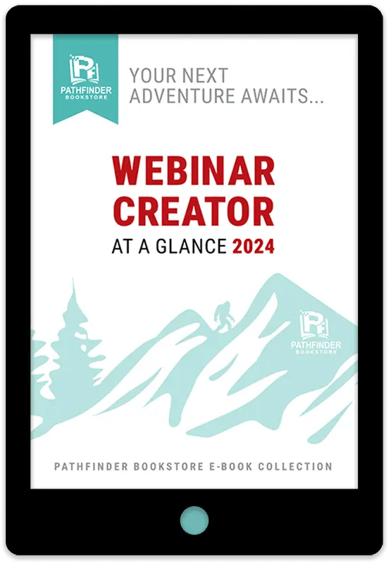 Webinar Creator At A Glance 2024 E-Book Cover Image