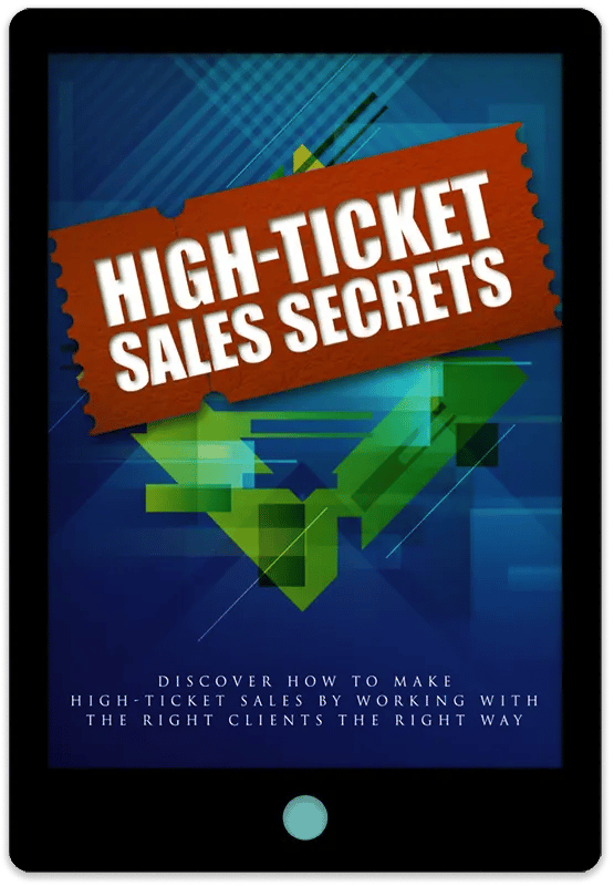 High Ticket Sales Secrets E-Book Cover