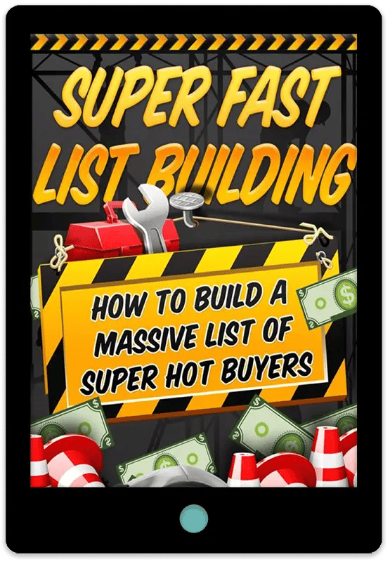 Super Fast List Building E-Book Cover