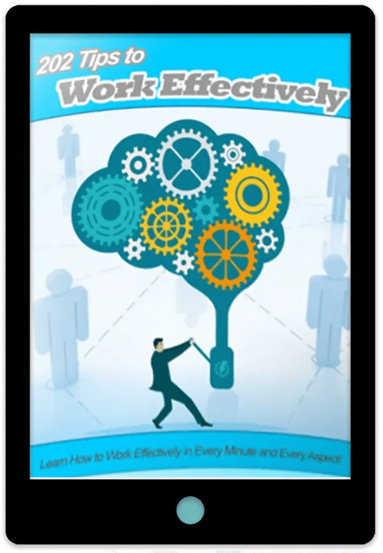 202 Tips To Work Effectively E-Book Cover