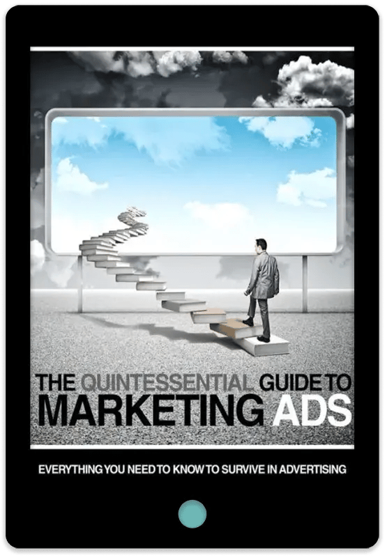 The Quintessential Guide To Marketing Ads E-Book Cover