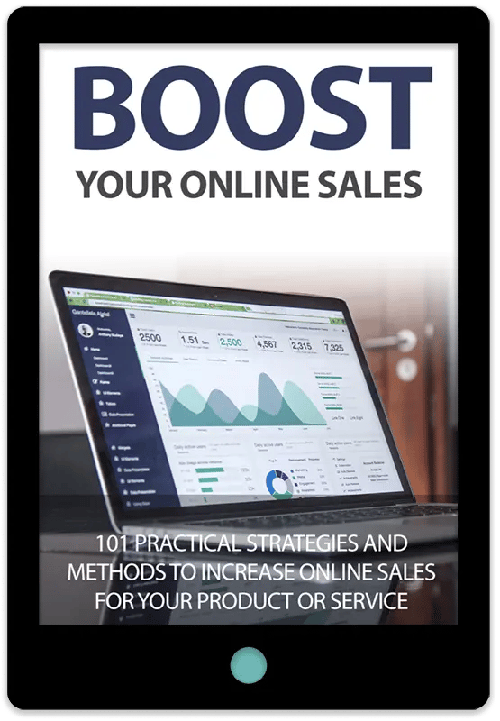 Boost Your Online Sales E-Book Cover