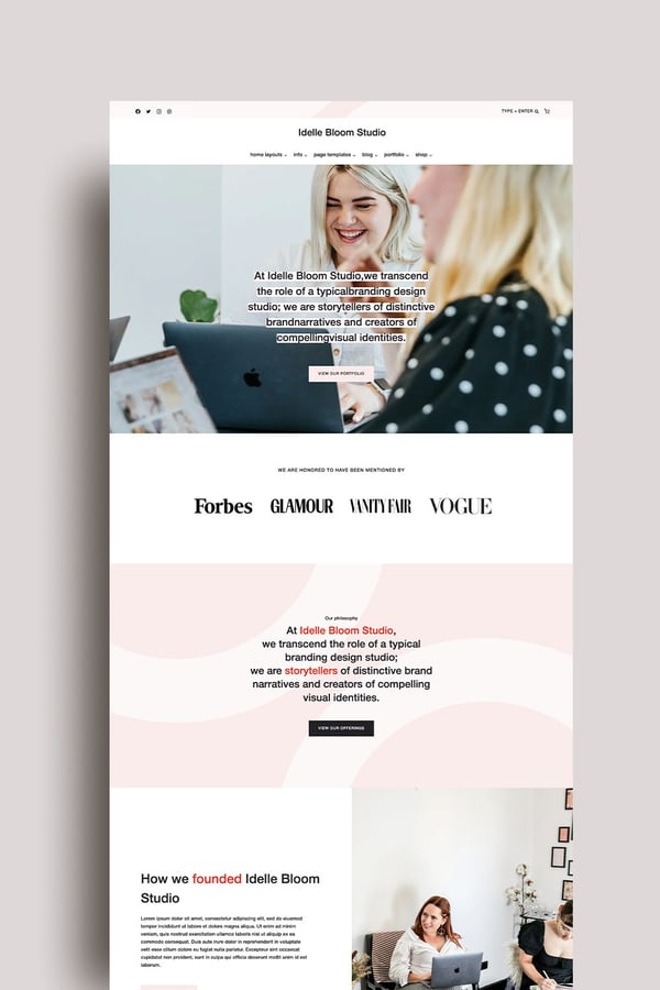 | Her creative details