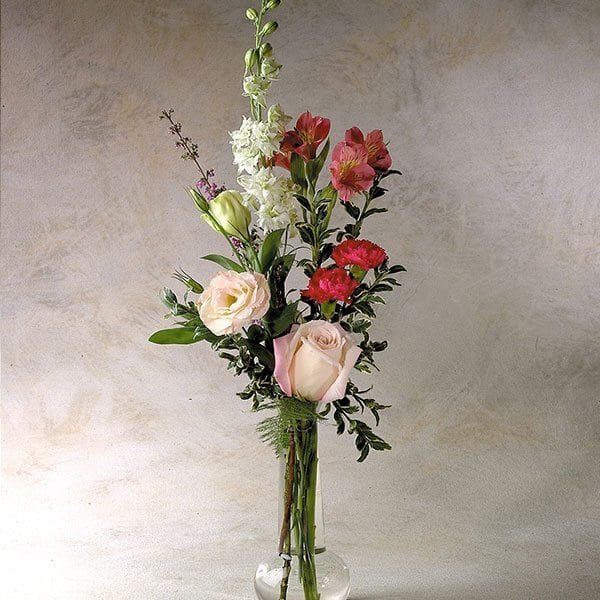 Fresh Flowers in a Bud Vase