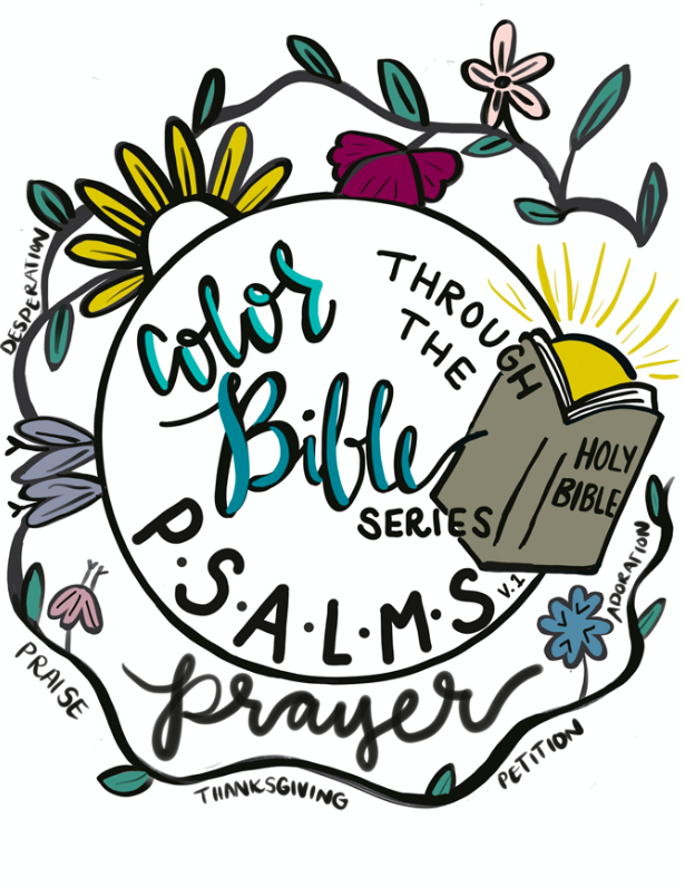 color the bible - psalms 1-30