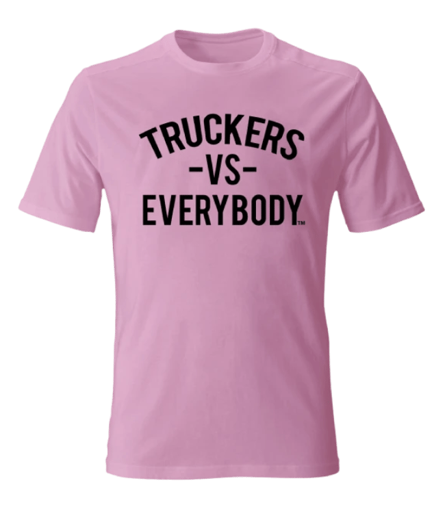 Pink T-Shirt with black text