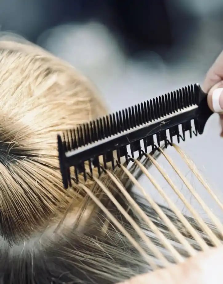 Blitzfoil highlighting and foiling comb