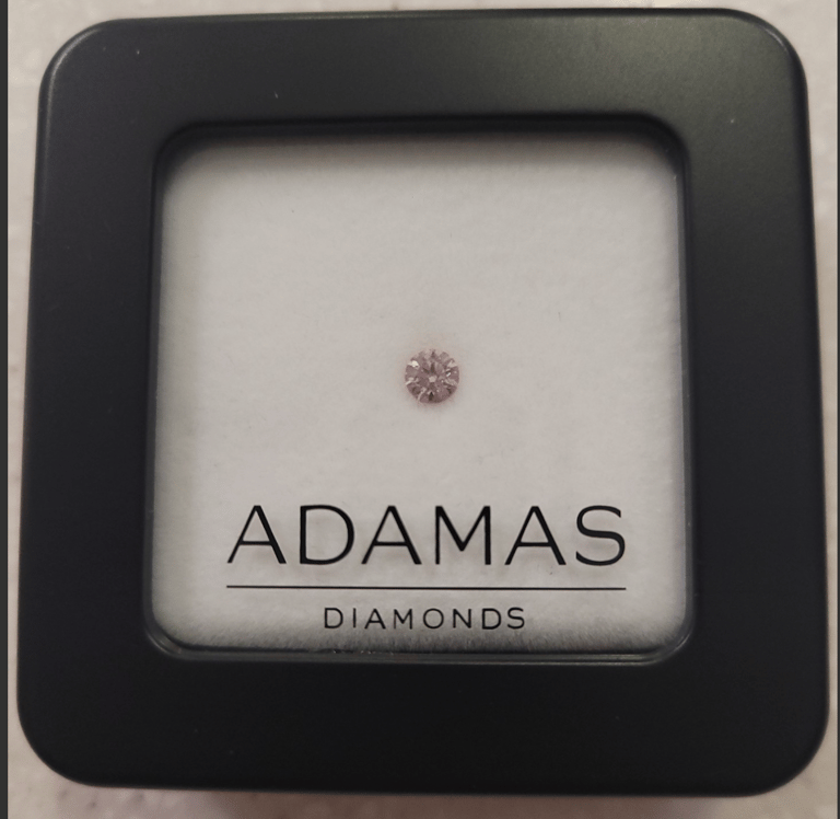 0.25ct 6P SI2 Round Pink Diamond