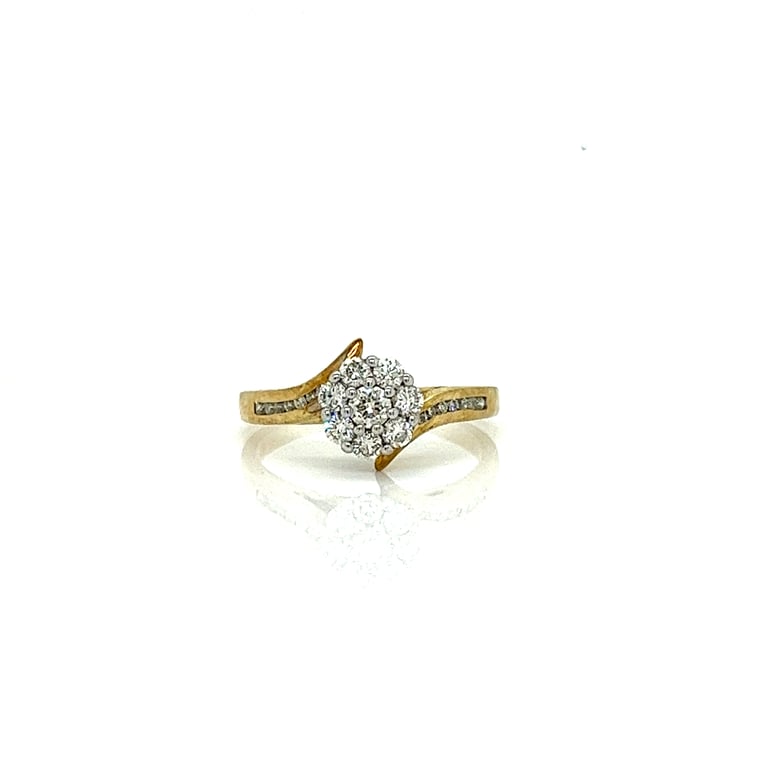 0.60ct Diamond Cluster Dress Ring