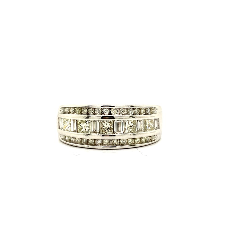 1ct Channel Set Diamond Dress Ring