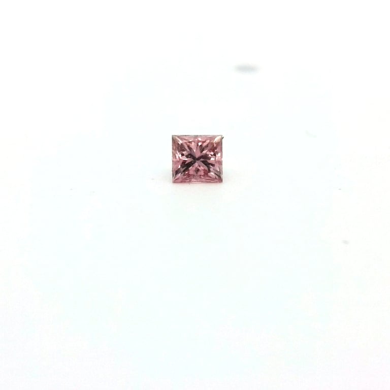 0.07ct 3P SI1 Princess Pink Diamond