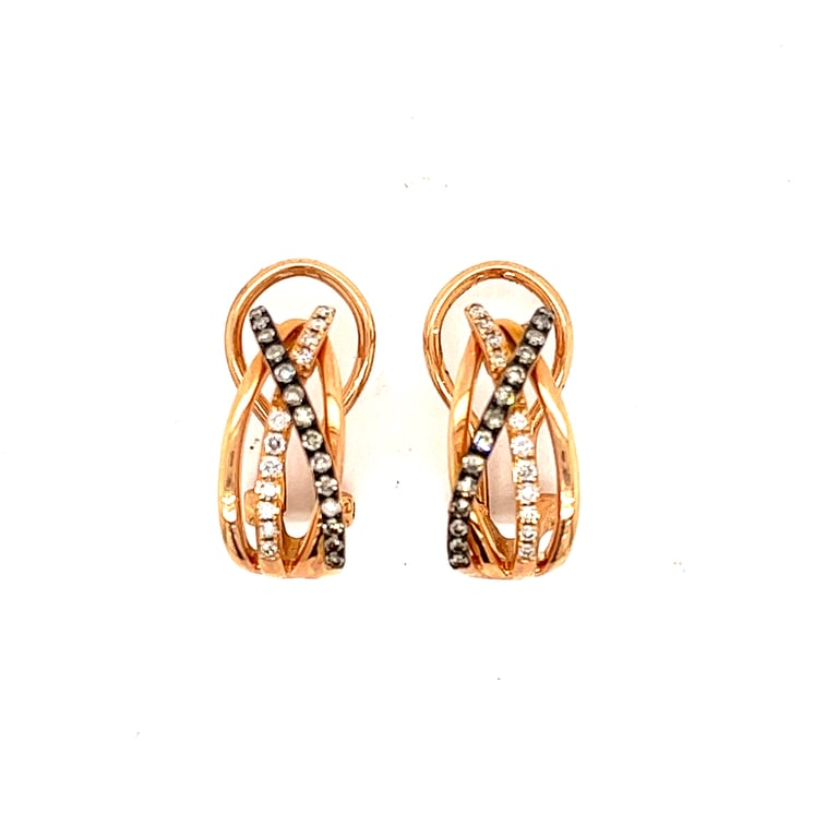 0.35ct Espresso Diamond Earrings