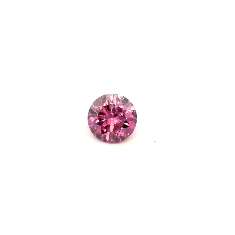 0.20ct 2P SI1 Round  Pink Diamond