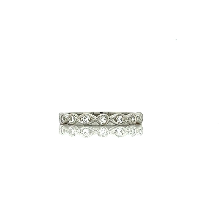 Diamond Stacker Style Wedding Ring