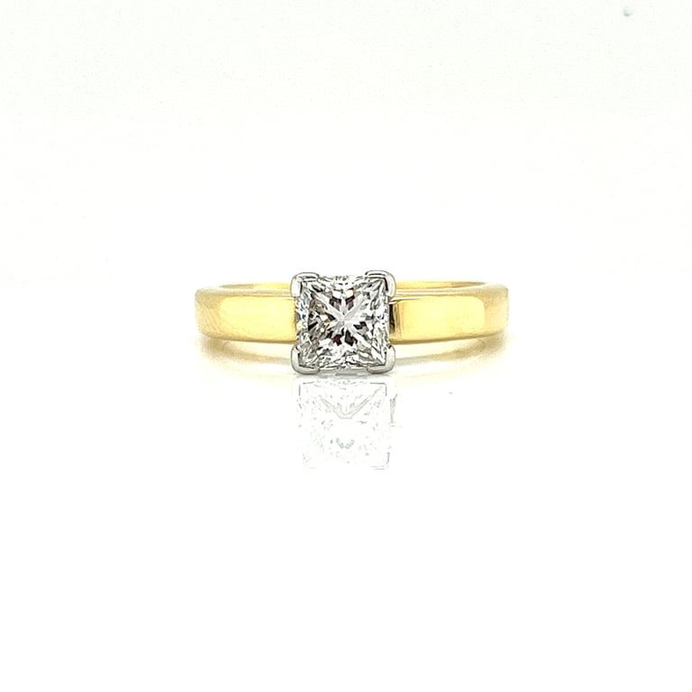 1ct H SI Solitaire Engagement Ring