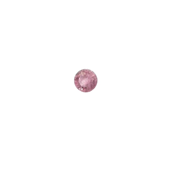 0.10ct 1PP P1 Round Pink Diamond