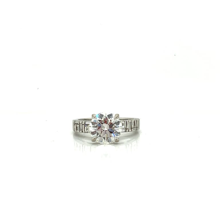 Canturi 3ct Diamond Cubism Design Engagement Ring