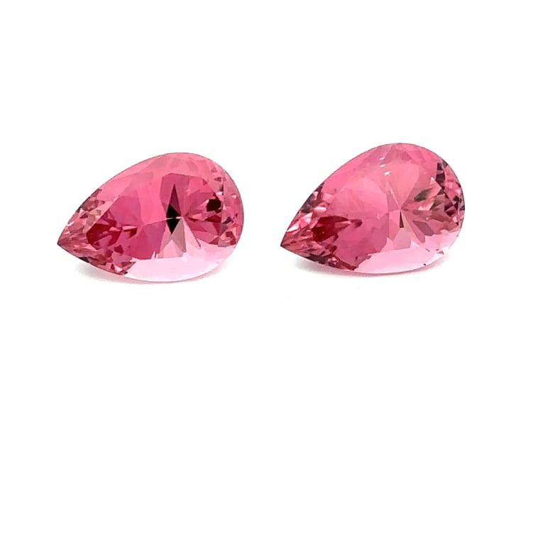 14ct Pair of Pink Tourmaline