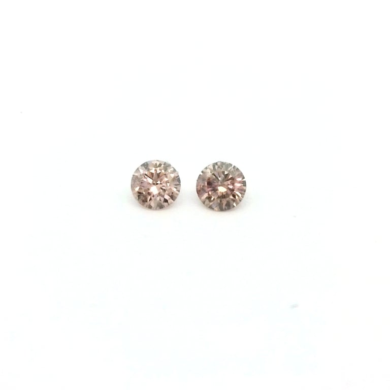 2 = 0.10 5PR P1 Round Pair Pink Diamonds