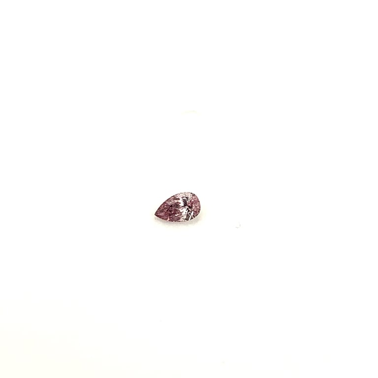 0.07ct 5PP P2 Pear Pink Diamond